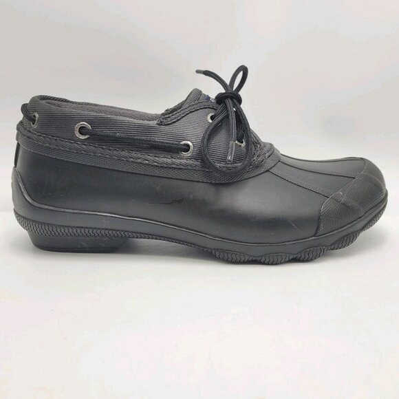 Sperry Top Sider Womens Duckling Boots Waterproof Rubber Rain Size 7 Duck Shoe - Picture 6 of 16